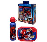 SET SPIDERMAN MARVEL BORRACCIA IN ALLUMINIO + PORTAMERENDA IN CONFEZIONE - 35358