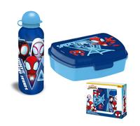 Set Spidey Spin Ghost-Spider portapranzo e borraccia alluminio in scatola regalo