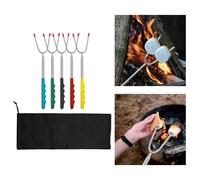 Set spiedini telescopici marshmallow extra lunghi di 5 in 5 colori vivaci