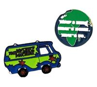 Set spilla da spillo: stetoscopio, cuore, cervello, denti - spille smaltate, Klein, Metallo non prezioso