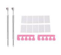 Set spingipelle per rimozione della pelle morta Strumento versatile per manicure Lucidatore per unghie Divisore per dita Salone per unghie domestico