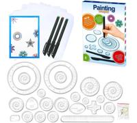 Set Spirale,Spirograph per Bambini,Spirografo Deluxe,Kit Righello Disegno Ingran