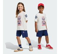 SET SPORTIVO ADIDAS MARVEL SPIDER-MAN Off White / Dark Blue 9-10A