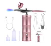 Set spray con compressore portatile e spazzola ad alta pressione ricaricabile a mano a 3 ingranaggi