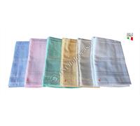 SET SPUGNE BAGNO VISO + OSPITE 100% SPUGNA CON INSERTO IN TELA AIDA PER RICAMARE