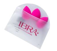 Set spugnette trucco, 3 pezzi, rosa Ibra Make Up Blender Sponge Pink 3 pz.