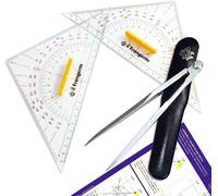 Set Squadrette E Compasso Nautici - Kit Carteggio Skipper plus - Corredo Il Fran