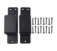 Set Staffe Barricata Porta Per Sicurezza Domestica Staffa Barra Sicurezza Confez