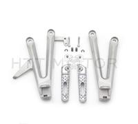 Set Staffe E Pedane Poggiapiedi Posteriori Per Honda CBR1000RR 2004-2007 POLI