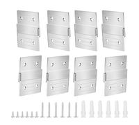 Set Staffe Per Montaggio A Parete Con Tacchetta Francese Supporto Pannello A Parete Clip In Alluminio Facile Da Usare L'hardware Montaggio Specchi Sospesi In Vetro E Arte