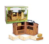 Set stalla pieghevole CollectA Farm Life con accessori dai 3 anni in su