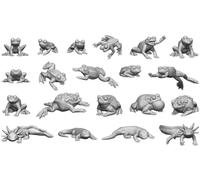 Set stampato in 3D - Rane e SAPOS GREEN STUFF WORLD