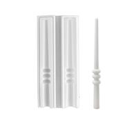 Set stampi per candele in silicone flessibile per temi, B | Silicone alimentare con forme multiple per illuminazione decorativa e decorazioni domestiche, progetti