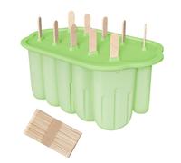 Set stampi per dessert in silicone multiuso, comodo produttore ghiaccioli con maniglia ergonomica per riporre piccole cucine, elastomero, ghiaccio, latte