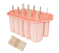 Set stampi per dessert in silicone multiuso, comodo produttore ghiaccioli con maniglia ergonomica per riporre piccole cucine, elastomero, ghiaccio, latte