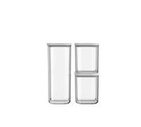Set starter di contenitori per alimenti Mepal Modula 3 pezzi 1000 / 1000 / 2000 ml bianco