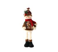 Set statuine natalizie pupazzo di neve renna babbo natale decorazione casa per e