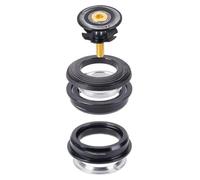 Set sterzo 44 mm ZS44 in alluminio, supporto per forcella, colore nero | Il cuscinetto sigillato garantisce una guida fluida e riduce al minimo i rumori fastidiosi durante la guida.