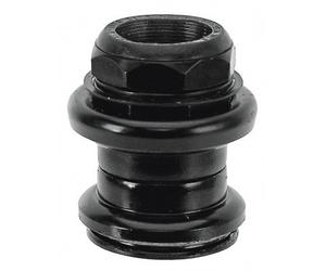 Set sterzo bici filettato 1 pollice nero ( Nero )