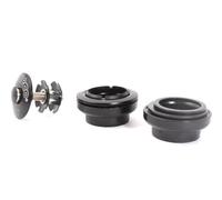 Set sterzo BMX 1" KHE senza filettatura nera