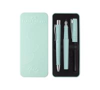 Set stilo B Poly Pen + sfera Poly Ball - punta 0,7 mm - fusto caribic blue - Fab
