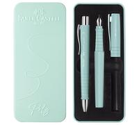 Set stilo B Poly Pen + sfera Poly Ball - punta 0,7 mm - fusto nero - Faber-Caste