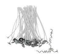 Set Stoppini Per Candele Pre-cerati - Corde Per Stoppini, Fili Per Stoppini Per Candele | Stoppini In Cotone Fai Da Te Da 50 Pezzi Per Candele Di Soia, Kit Stoppini Per Candele A Lunga Durata