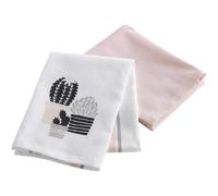 Set strofinacci da cucina Douceur d'intérieur canovacci 2 pezzi 100% cotone 4231