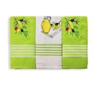 Set Strofinacci da Cucina Preziosa Home canovacci in Spugna Jacquard Circus 6538