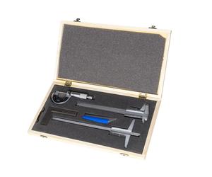 Set strumenti di misura calibro-micrometro-squadra Holzmann mwk5
