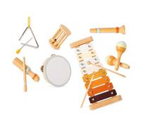 Set Strumenti Musicali Giocattolo Legno | legno, metallo, plastica, tessuto, certificato 3C, per bambini 4-6 anni, per il divertimento, per l'esplorazione
