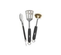 Grillbesteck Napoleon TravelQ Edelstahl schwarz 3-teilig
