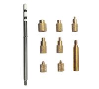 Set Strumenti Per Inserti Con Set Calore Dado Zigrinato In Ottone Da M Due A M Otto La Stampa Adatto L'adattatore Efficiente In Acciaio Inossidabile Saldatura SH72 E SH73