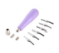 Set Strumenti Per Utensili Intagliatura Linoleum Con 6 Testa Per Studenti E Hobbisti Bloccarli