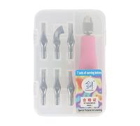 Set Strumenti Per Utensili Intagliatura Linoleum Con 6 Testa Per Studenti E Hobbisti Bloccarli