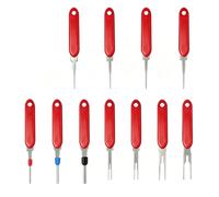 Set strumenti rilascio terminale a punta multipla Strumenti per depinning fine Dimensioni multiple per opzione per la manutenzione del connettore Strumento rilascio terminale Depinning del