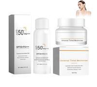 Set Sunscreen, SPF 50,Moisturizing Repair Cream,With Rice Extract,Body Moisturizer,Idratante E Nutriente, Texture Leggera E Non Untuosa, Ripara La Pelle, Adatto A Tutti I Tipi Di Pelle