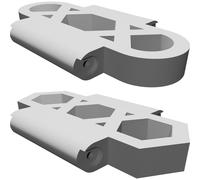 Set Supporti Alettone per Traxxas XRT - Staffe Montaggio Spoiler 3D