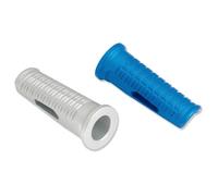 Set Supporti Poggiapiedi Alluminio Nero V Parts per Moto Ricambi