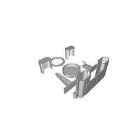 Set Supporto Muro per Rasoio Panasonic ES-LV67 Base Caricatore Staffa Parete