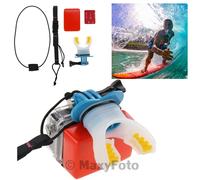 SET SURF SUPPORTO BOCCA GALLEGGIANTE MORSO IMMERSIONE PER ACTION CAM BLU 00047DA