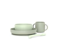 Set svezzamento silicone +6m verde - suavinex