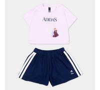SET DI MAGLIETTE ADIDAS DISNEY FROZEN Ice Lavender / Dark Blue 3-4A