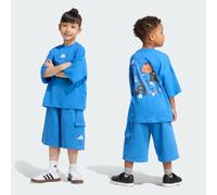 SET T-SHIRT TIRO_NSTER Wonder Sage / White 3-4A