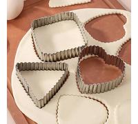 Set tagliabiscotti in acciaio 3 pezzi 9 3 cm per cuocere biscotti torte
