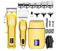 Set tagliacapelli e regolabarba professionale Gold - Nouvo