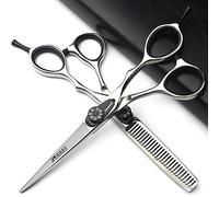 Set tagliacapelli professionale da 5/5.5/6 pollici con lame affilate, facile da tagliare, adatto per parrucchieri e saloni di capelli. (6 pollici -2pc-C)
