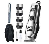 Set Tagliacapelli Ricaricabile USB Trimmer Capelli Professionale Per Uomo Kit Di Taglio Capelli Senza Fili Con 4 Pettini Di Guida Per Taglio E Governare