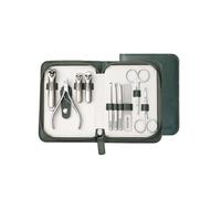 Set tagliaunghie 10 Piece Nail Clipper Set Stainless Steel Household Manicure Knife, Green Portable , Dead Skin Trimming Tool Kit per unghie