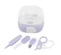 Set Tagliaunghie con Luce, 4 Pezzi, Acciaio Inossidabile | Custodia da Viaggio Inclusa, Guardia di Sicurezza, Impugnatura Ergonomica, per Rifinitura Notturna
